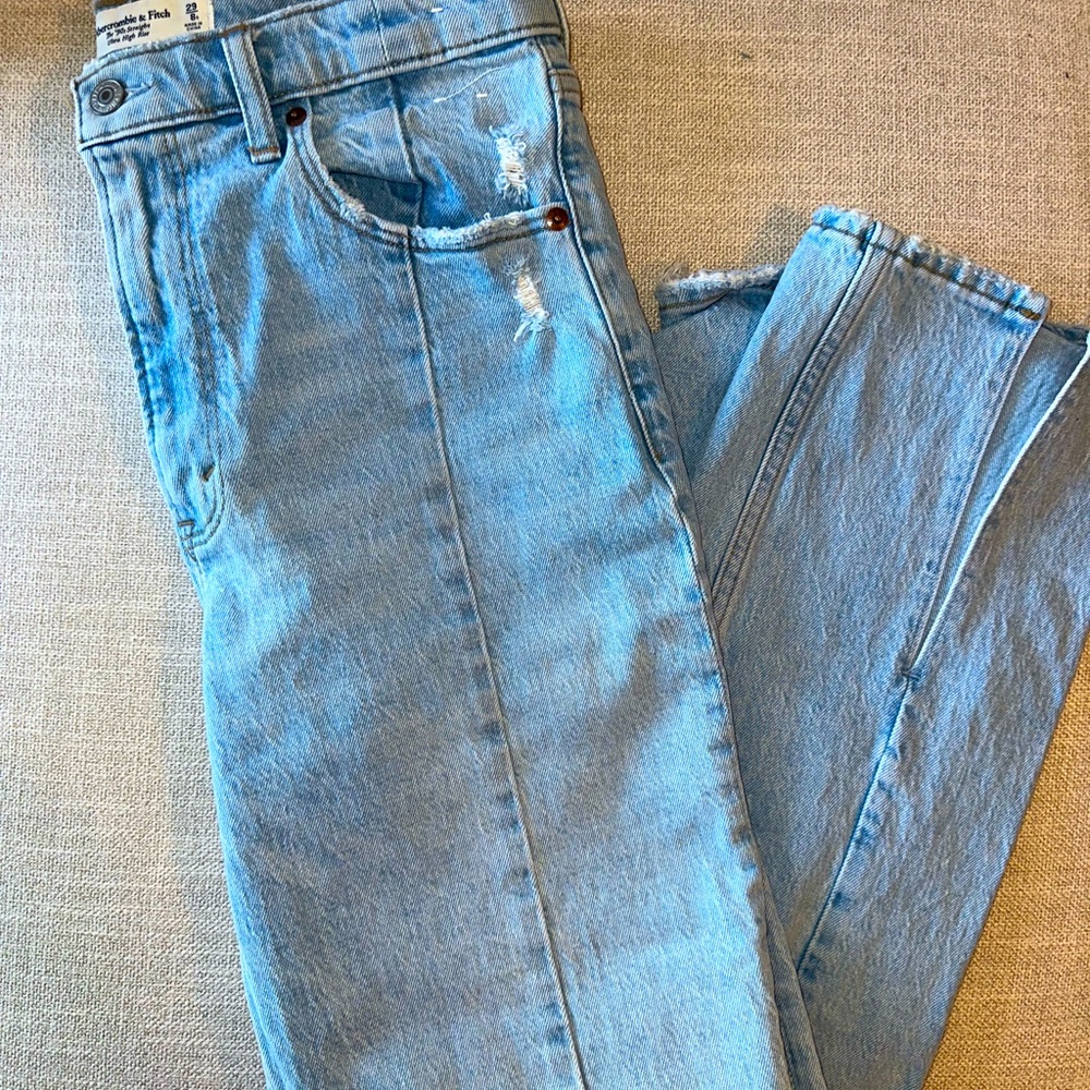 Abercombie Ultra High Waisted Jeans